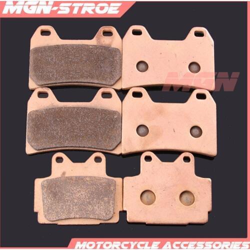 Motorcycle metal sintering brake pads For XJR400 1998 1999 2000 2001 2002 2003 2004 2005 2006 2007 2008 FZ400