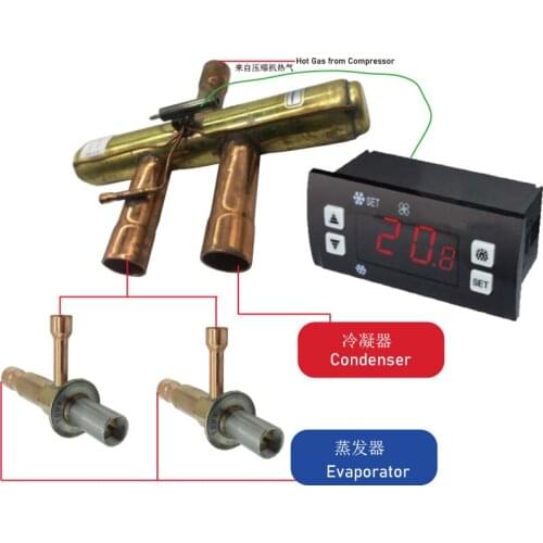 9.8m3/h HVAC/R Solenoid Valve with coil is installed in air source heat pump equipments or air cooled refrigeration equipments