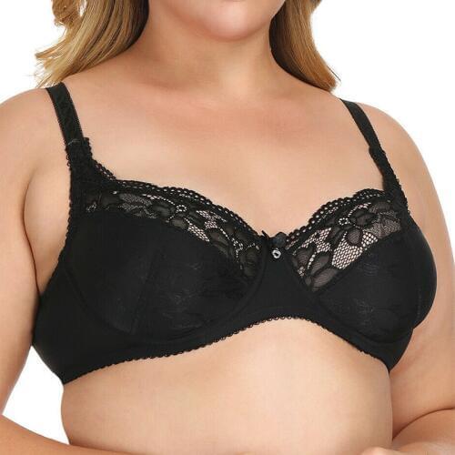 New Bras For Women Black White Lace Bralette Perspective Sexy Lingerie Embroidery A B C D E F G 75 80 85 90 95 100 105