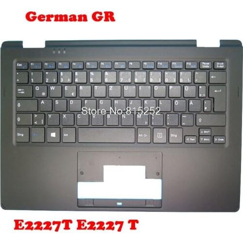 Laptop PalmRest&keyboard For MEDION AKOYA E2227T E2227 T MD60820 MD60713 MD60622 MD60798 With German GR/Hungary HU/UK keyboard