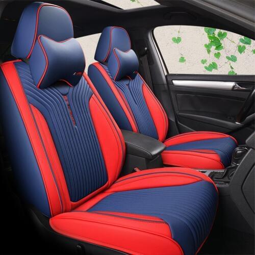 Luxury Leather Auto Universal 8 color Car Seat Cover Automotive,Car Styling For Benz BMW Audi Dodge Ford Volvo Mazda Sedan SUV