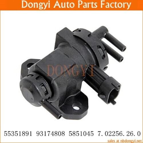 Turbocharger Pressure Converter Solenoid Valve OE NO. 55351891 93174808 5851045 702256260 7.02256.26.0