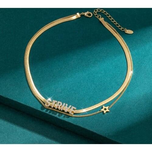 Золотые чокеры WOOQW China At AliExpress