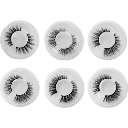1pair 3D Mink False Eyelashes Natural Extension Fake Curly Thick Lashes Eye Beauty Tools