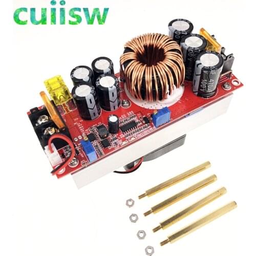 1500W 30A DC-DC Boost Converter Step Up Power Supply Module 10-60V to 12-90V adjustable voltage charger