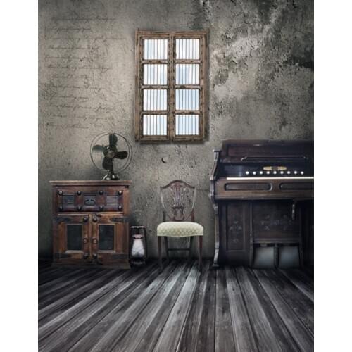 5x7ft Wooden Floor Vintage Room Photography Backdrops Photo Props Studio Background