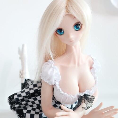60cm Japan Sakura Doll 1/3 Anime Seamless Silicone Hinagiku Race Suit Collection Action Figure