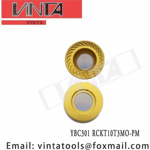 Free shipping high quality 10pcs/lots YBC301 RCKT10T3MO-PM cnc carbide milling inserts