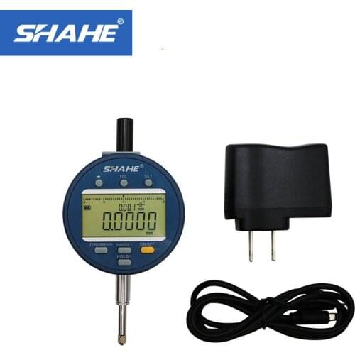 SHAHE Digital Dial Indicator 0.5''/12.7 mm High Resolution 0.0005 mm Accuracy 0.003 mm Digital Probe Indicator Dial Test Gauge