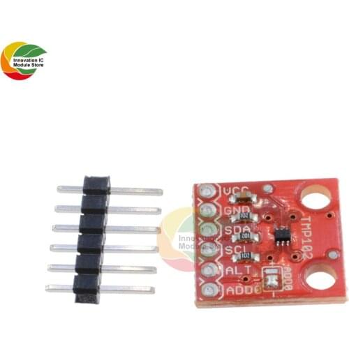 Mini TMP102 Digital Temperature Sensor Module Breakout Board Two Wire I2C Serial Interface Fitering Capacitor Pull Up Resistor