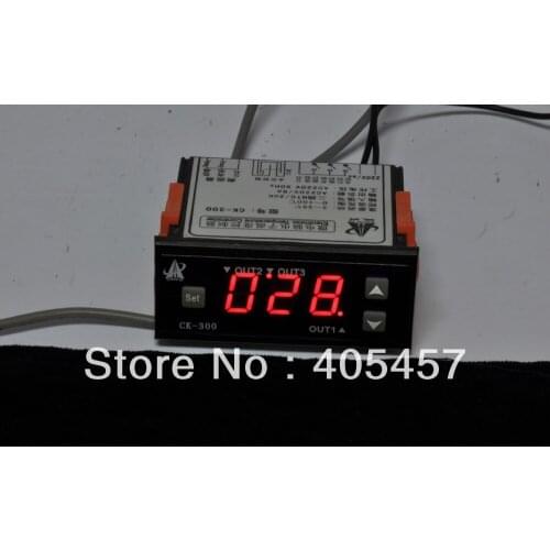 CK-300 Digital Thermostat Solar Energy Temperature Difference Start-up Temperature Controller,5A Hermal Control Switch 220V