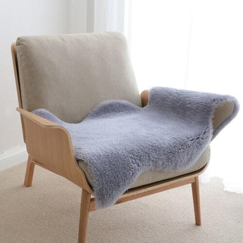 CX-D-160B 60x90cm Australian Sheepskin Living Room Bedroom Area Rugs Mat