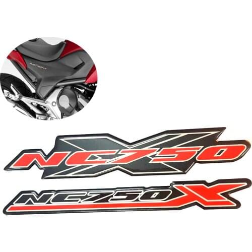 For Honda NC750X NC 750X Motorcycle Trunk Luggage Aluminum Case Panel 3D Stickers Decal Protector Fairing Emblem Badge Logo