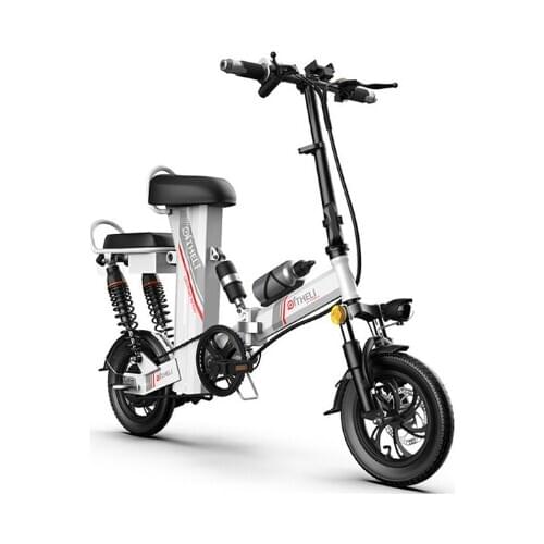 Mini electric bike 12-inch power folding scooter adult small generation drive electric bicycle lithium battery electric bike