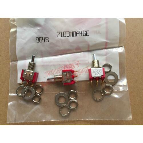 Imported US button switch 7103 3 feet 3 file shake switch toggle switch bowl