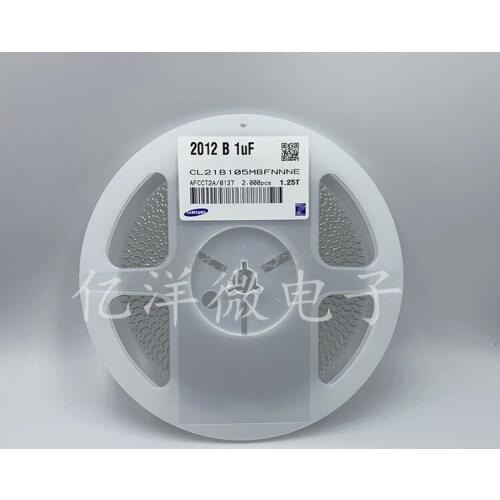 Ceramic capacitor CL21B105MPFNNWE CL21B105MPFNNNE CL21B105MBFNNNE CL21B105KQFNNNE 0805 1uF 6.3V 100V 50VX7R ±10% ±20% SMD MLCC