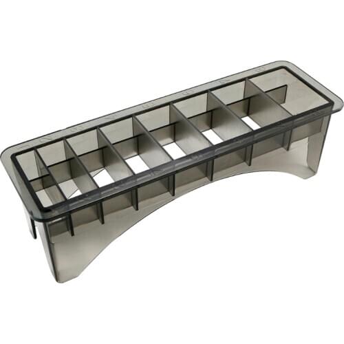 8 Grid Guide Limit Comb Storage Box Electric Hair Clipper Rack Organizer Case Barber Salon Hairdresser Tool