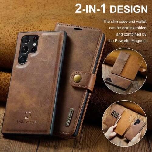 Detachable Leather Case For Samsung Galaxy A12 A32 A52 A72 wallet 2 IN 1 Shockproof For Samsung A52 A32 A72 5G Flip Cover Bag