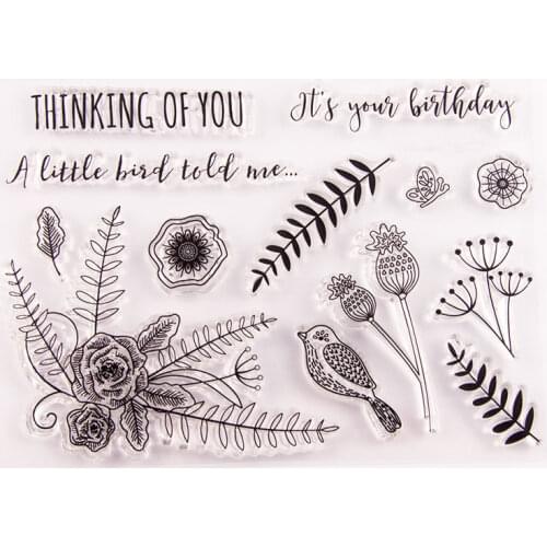 NCraft Clear Stamps N1413 Scrapbook Paper Craft Clear stamp scrapbooking