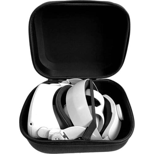 Portable Vr Protective Cover for Oculus Quest 2 Storage Box Halo Mod Protective Cover VR Headset Accessory Protective Cover