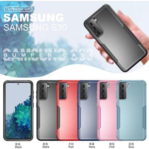 Shockproof Bumper Case For Samsung Galaxy S21 Ultra S21 Plus Hybrid Armor Matte Back Cover