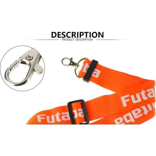 Strap RC Parts For JR Remote Controller Transmitter FPV For Futaba Orange Black Neck Belts 25cm Transmitter Neck Strap