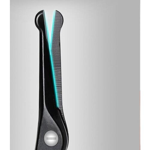 Steel Portable Vibrissa Scissors Nose Hair Trimmer Curved Scissors Hair Safety Makeup Eyebrow Scissors Rounded Nasal U9X2