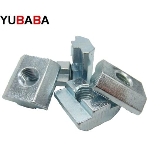 M3 M4 M5 M6 M8 M10 T Block Square nuts T-Track Sliding Hammer Nut for Fastener Aluminum Profile 2020 3030 4040 4545