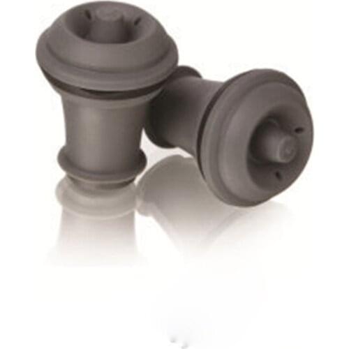 2pcs Red Wine Vacuum Air Pump Bottle Stopper Reusable Sealer Vacuum Wine Saver Bottle Stopper Bar Supplies