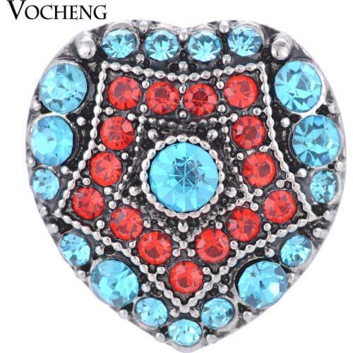 Vocheng Ginger Snap Button Jewelry 2 Colors 18mm Star Charms Vn-1307