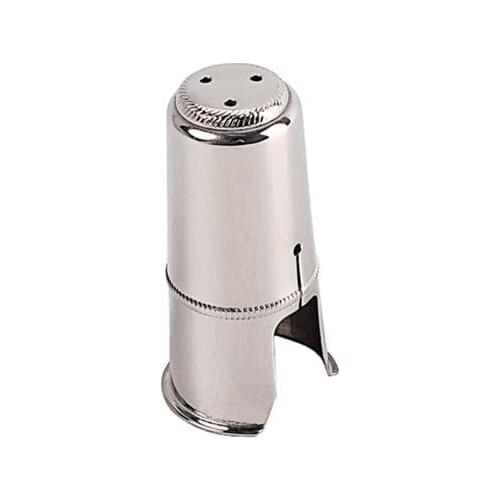 58mm Treble Saxophone Mouthpiece Cap Nickel Plated Sax Cover Protect