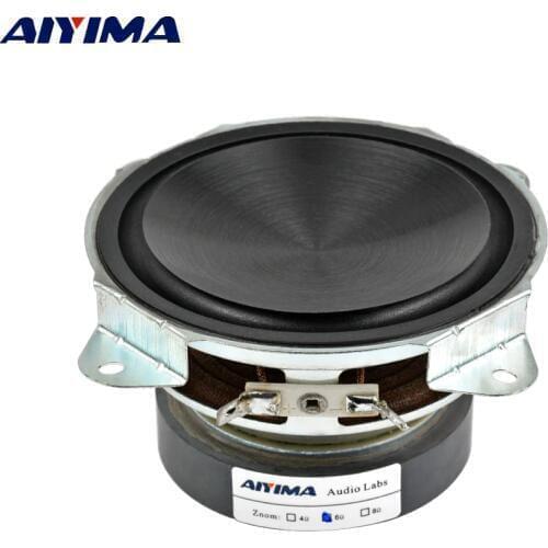 AIYIMA 1Pcs 4 Inch Full Range Sound Speaker Column 6 Ohm 40W Bluetooth Speaker Altavoz Home Theater Audio Loudspeaker DIY