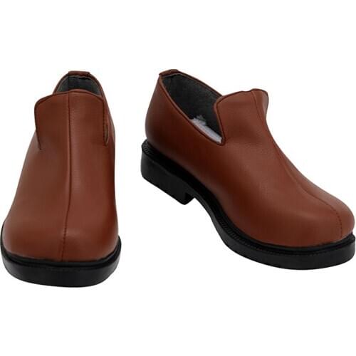 Anime Cosplay Kakegurui Yomotuki Runa School Uniforms Shoe Brown PU Shoes