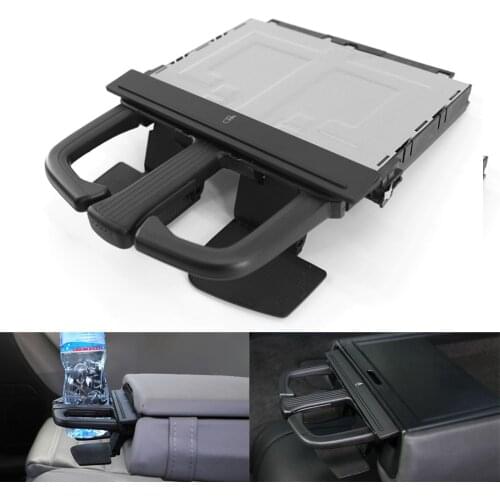 Front Dash Car Cup Holder Sliding for Jetta Bora Golf MK4 MKV Audi A3 S3 A4 A6 Q5 Car Storage Tools Black Universal