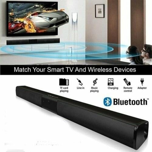Wireless Bluetooth Sound Bar Speaker System TV Home Theater Soundbar Subwoofer 4 speakers 3D stereo surround