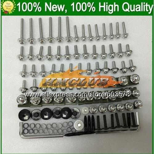 Fairing bolts full screw kit For HONDA VFR800 02 03 04 05 06 VFR 800 VFR800RR 2002 2003 2004 05 2006 CL117 Nuts bolt screws Nut