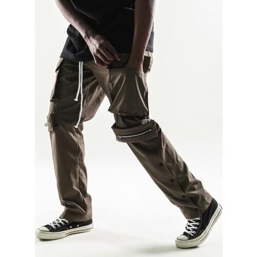 Men Hip Hop Black Cargo Pants Joggers Sweatpants Overalls Men Ribbons Streetwear Harem Pants Women Fashions Trousers