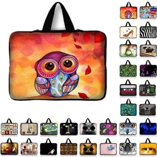 Owl Laptop Notebook Sleeve Bag Case Cover for 7 9.7 10.1 12 13 13.3 14 14.1 15 15.6 17 17.3 inch Ultrabook Laptop Tablet PC