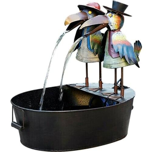 Fountain Yard Art Decor Fountains Indoor Water Fountains Creative Craft Desktop Home Decor Home Figurines FengShui Water Fountai