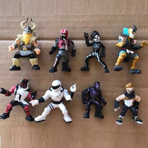 5pcs Fortnites Toys Game Doll TPP Escape Decoration Anime Figure model Toy Fortress Night model For Kids Collect