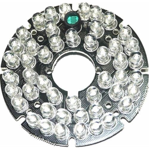 90 degrees CCTV Accessories infrared light 48 Grain IR LED board for Surveillance cameras night vision diameter 60mm