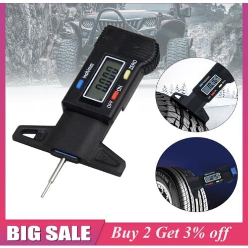 Tool Tire Tread Depth Tester Easy to Use carro Wholesale Quick delivery CSV New Develop Digital Car Wheel Tire Gauge Meter