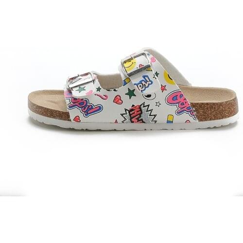 2021 New Summer Cork Sandals Fashion Family Shoes for Boys and Girls Childrens Parent-child Beach Shoes Color Matching 27-37