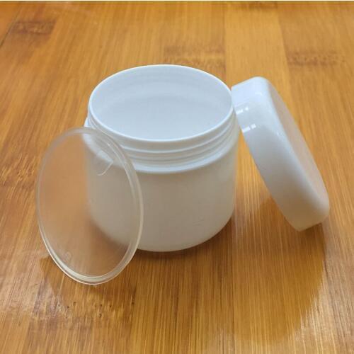 10Pcs 30g Plastic Empty Makeup Jar Pot White Refillable Sample bottles Travel Face Cream Lotion Cosmetic Container