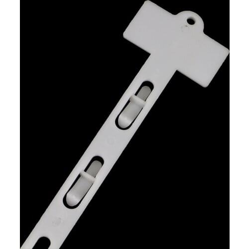 78.5*2cm 500pcs Plastic PP Retail Hanging Merchandising Clip Strip 12 hooks Products Display