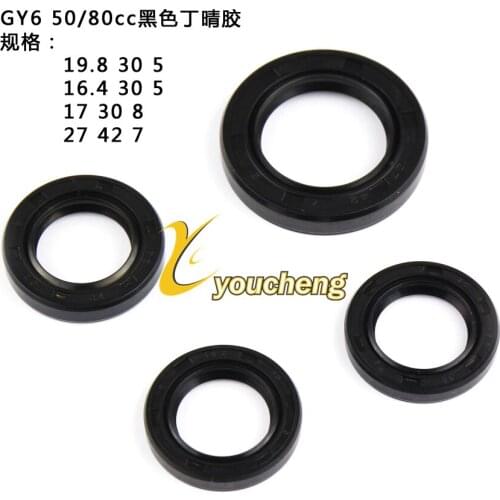 139QMB 139QMA Complete Engine Oil Seal Sets GY6 50cc 80cc Chinese Scooter Moped ATV Go-Kart Break Repair Parts QCYF-GY650