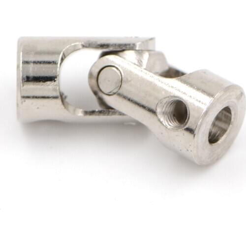 1PC Hot RC Car Boat Model Universal Coupler Joint Coupling Steel Shaft Connector Crossing Shaft To Shaft DIY Toy