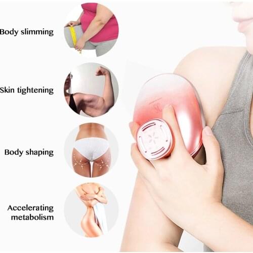 Portable High Frequency Electrode Body Slimming Massager Anti Cellulite Machine Arm Leg Remove Fat Home Office Usage