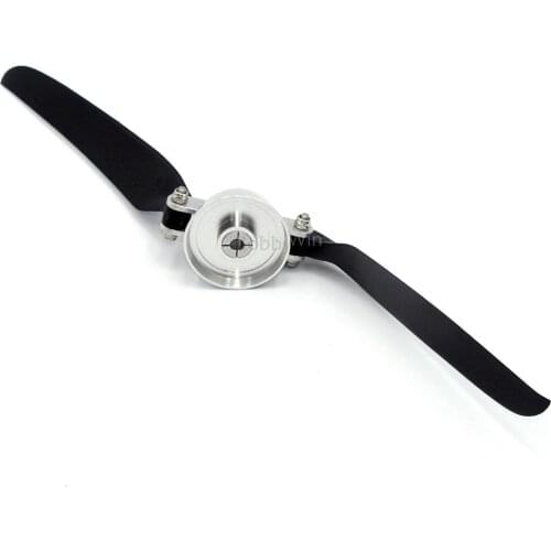 FlyFly part FF10-106 Folding Blades 10x6 +D35x4mm Aluminum Spinner RC Model Plane Glider Sailplane Propeller