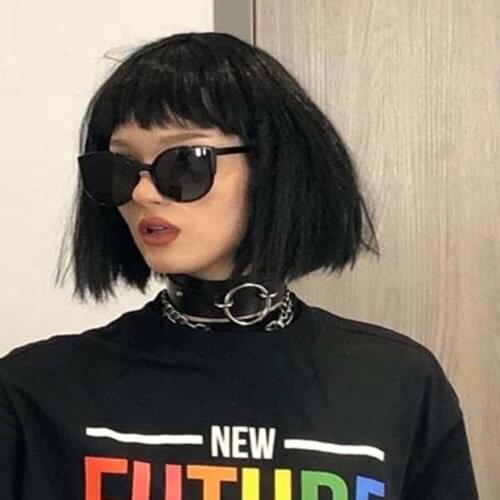 Cat Eyes Sunglasses for Women Vintage Summer UV400 Protection Eyewear Driving Fishing Reflective Coated Black Glasses